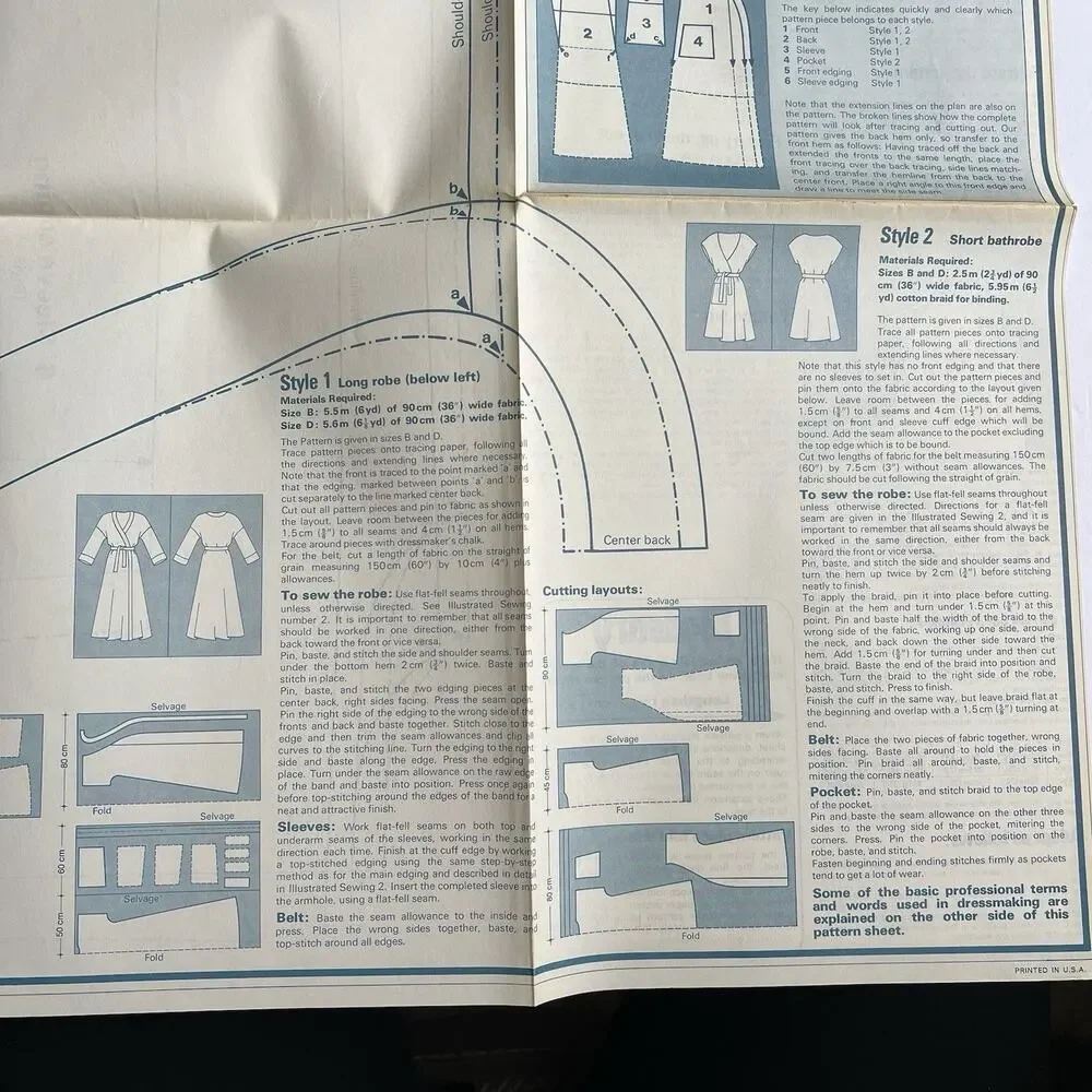 Vintage Designer Sewing Patterns Uncut Lot Of 4 Dresses Skirts Pants 70s